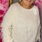 Trui Flurria Creme Plus Size Maat 46 t/m 52-54