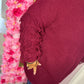 Trui Flurria Bordeaux Plus Size Maat 46 t/m 52-54