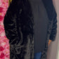 Jas Long Fur Zwart Plus Size Maat 44 t/m 52 (dicht)