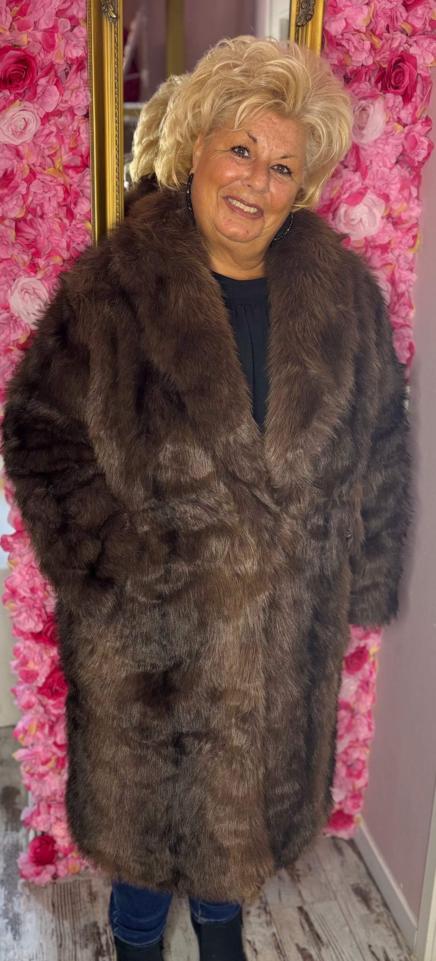 Jas Luxe Panter Plus Size Maat 46 t/m 54 (dicht)