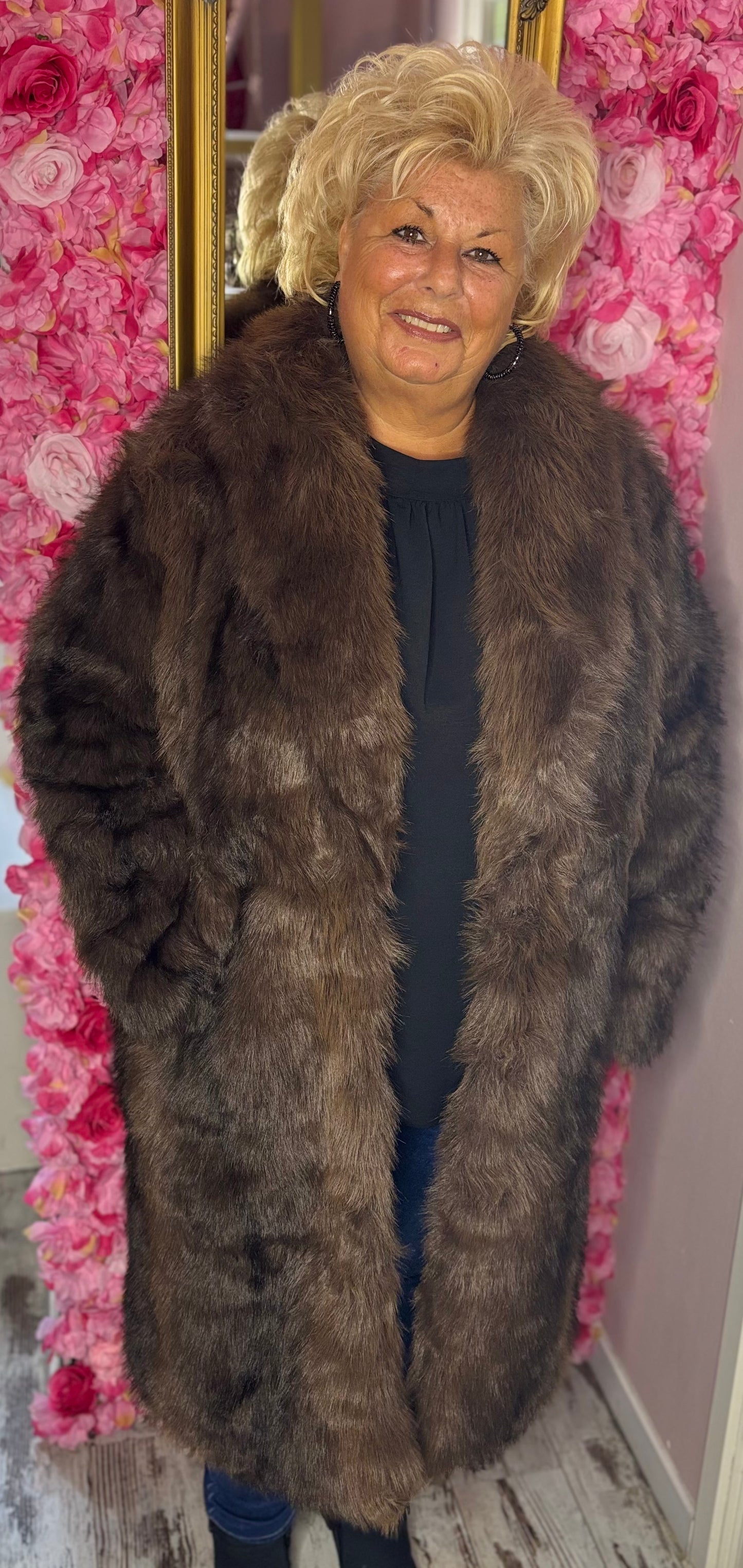 Jas Luxe Panter Plus Size Maat 46 t/m 54 (dicht)