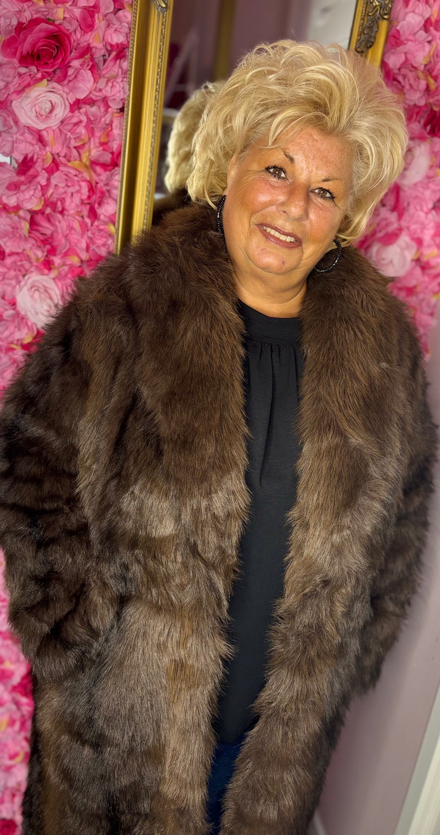 Jas Luxe Panter Plus Size Maat 46 t/m 54 (dicht)