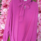 Blouse Jazz Fuchsia Plus Size t/m Maat 48