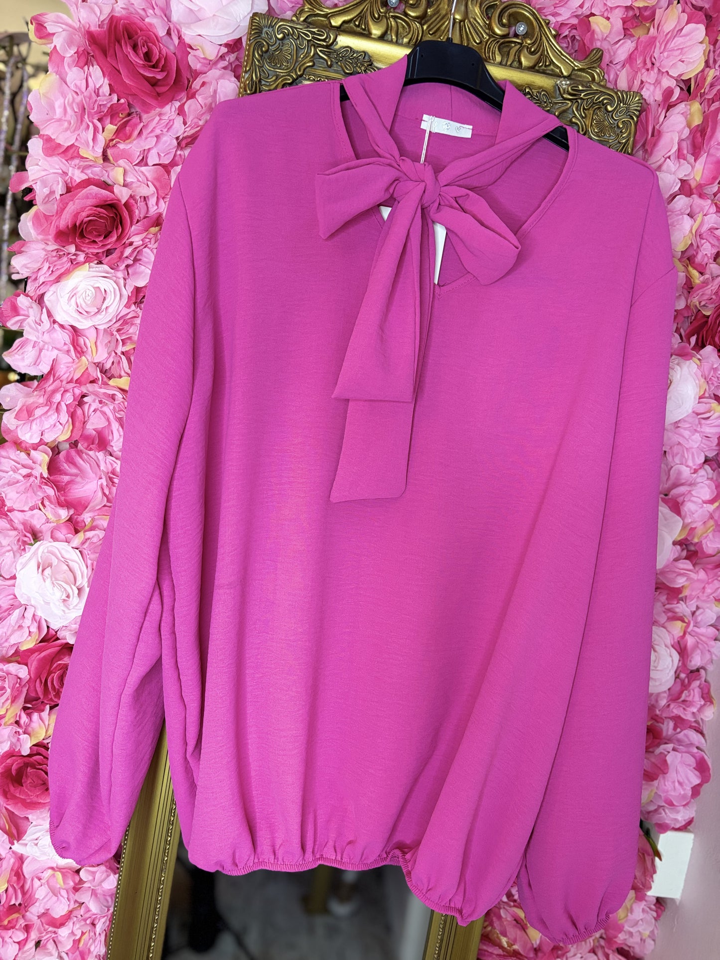 Blouse Jazz Fuchsia Plus Size t/m Maat 48