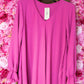 Blouse Mar Fuchsia Plus Size Maat 44 t/m 48-50