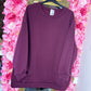 Sweater Basic Bordeaux Plus Size Maat 44 t/m 52