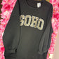 Sweater Soho Panter Zwart Plus Size Maat 46 t/m 52-54
