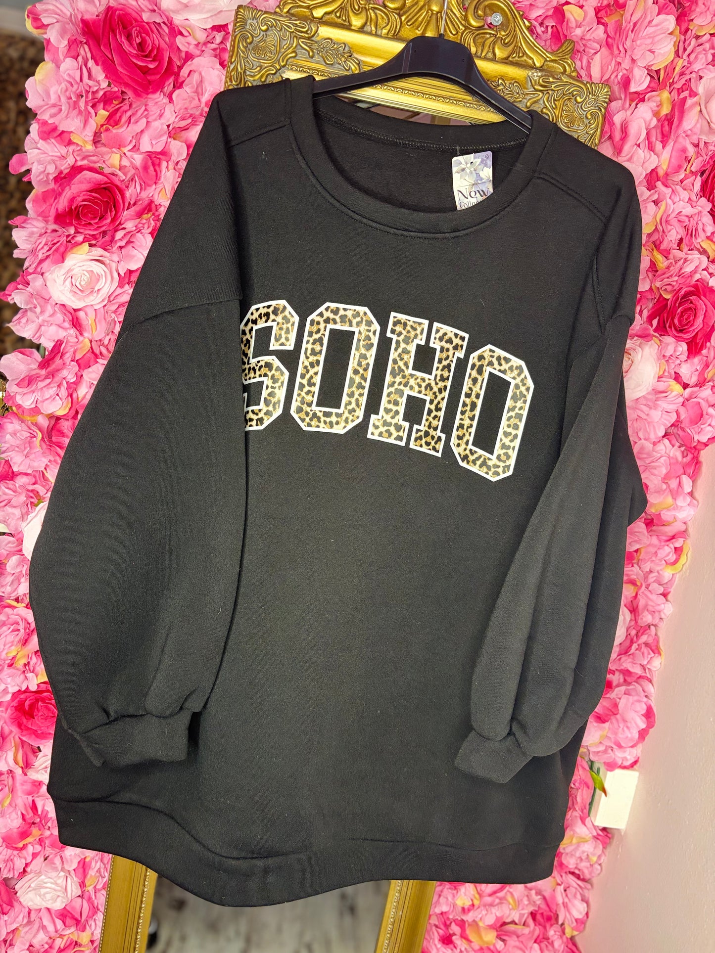Sweater Soho Panter Zwart Plus Size Maat 46 t/m 52-54