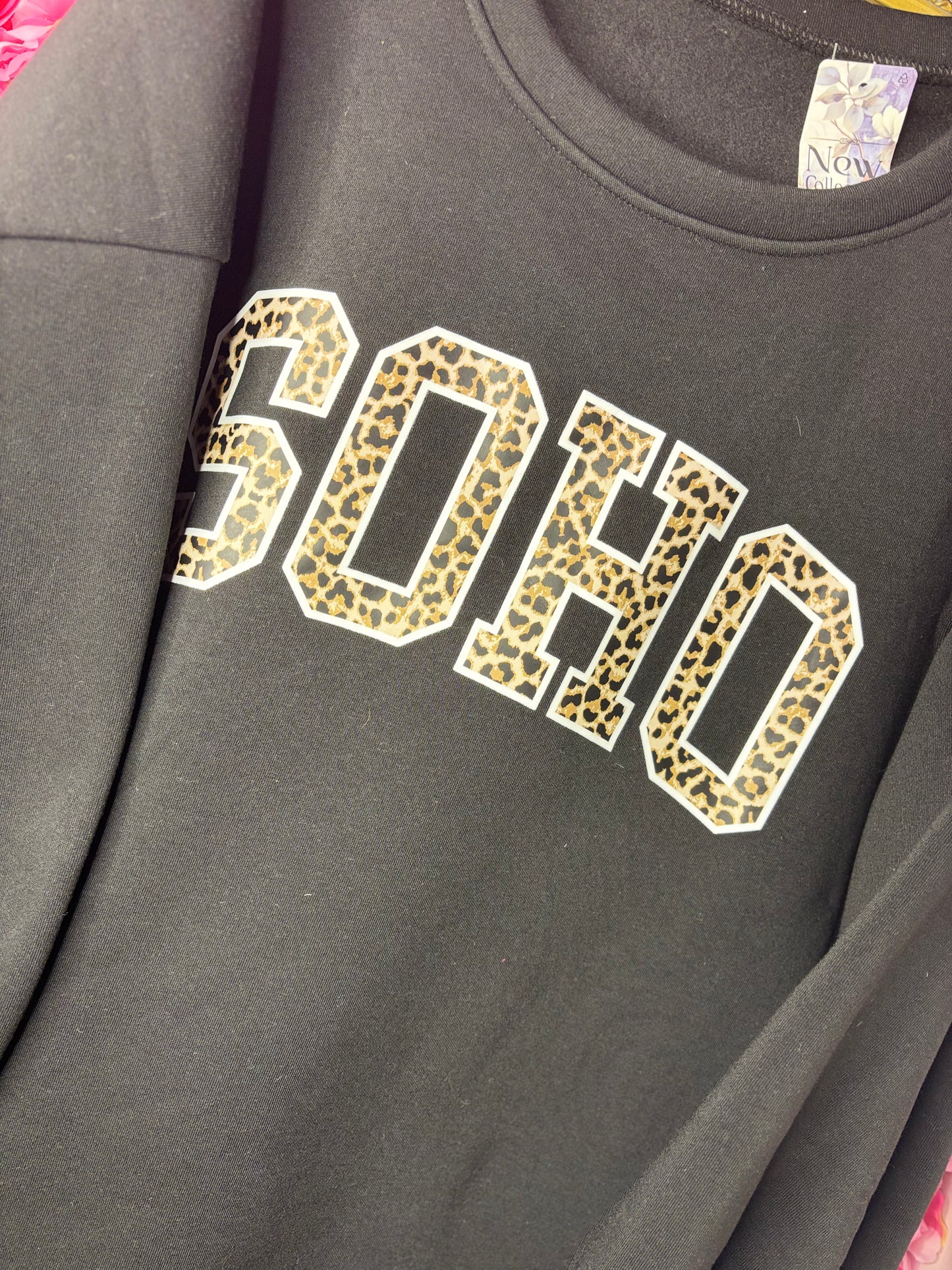 Sweater Soho Panter Zwart Plus Size Maat 46 t/m 52-54