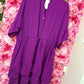Jurk Marbella Paars Plus Size 48 t/m 54-56