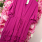 Jurk Marbella Summer Fuchsia Plus Size 48 t/m 54-56