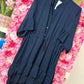 Jurk Marbella Summer Donker Blauw Plus Size 48 t/m 54-56