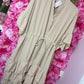 Jurk Marbella Summer Beige Plus Size 48 t/m 54-56
