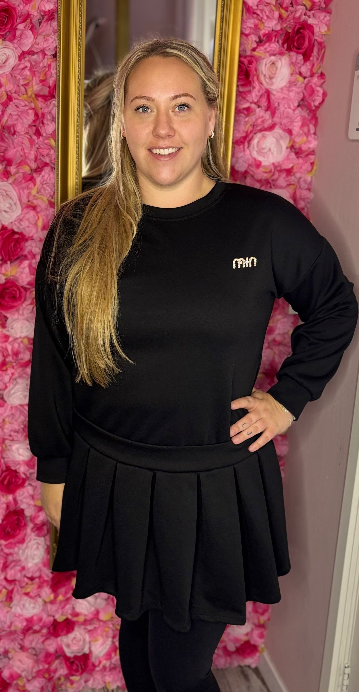 Jurk Mio Zwart Plus Size tot maat 46