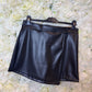 Skort Leather Look