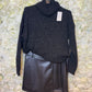 Skort Leather Look