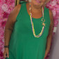Tuniek Travely Guc Groen Plus Size Maat 48 t/m 52