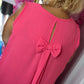 Top Strik Rug Koraal Plus Size Maat 44 t/m 50-52