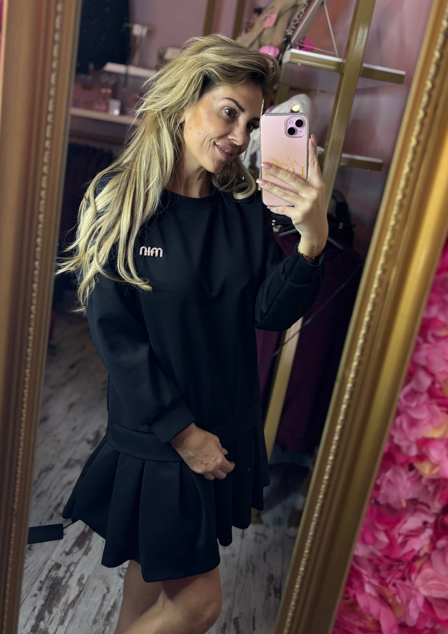 Jurk Mio Zwart Plus Size tot maat 46