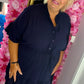 Jurk Marbella Summer Donker Blauw Plus Size 48 t/m 54-56