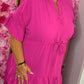 Jurk Marbella Summer Fuchsia Plus Size 48 t/m 54-56