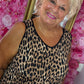 Jurk Travel Panter A-lijn Plus Size maat 44 t/m Maat 52
