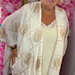 Poncho Luxe Beige Plus size Maat 48 t/m 56