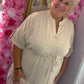 Jurk Marbella Summer Beige Plus Size 48 t/m 54-56