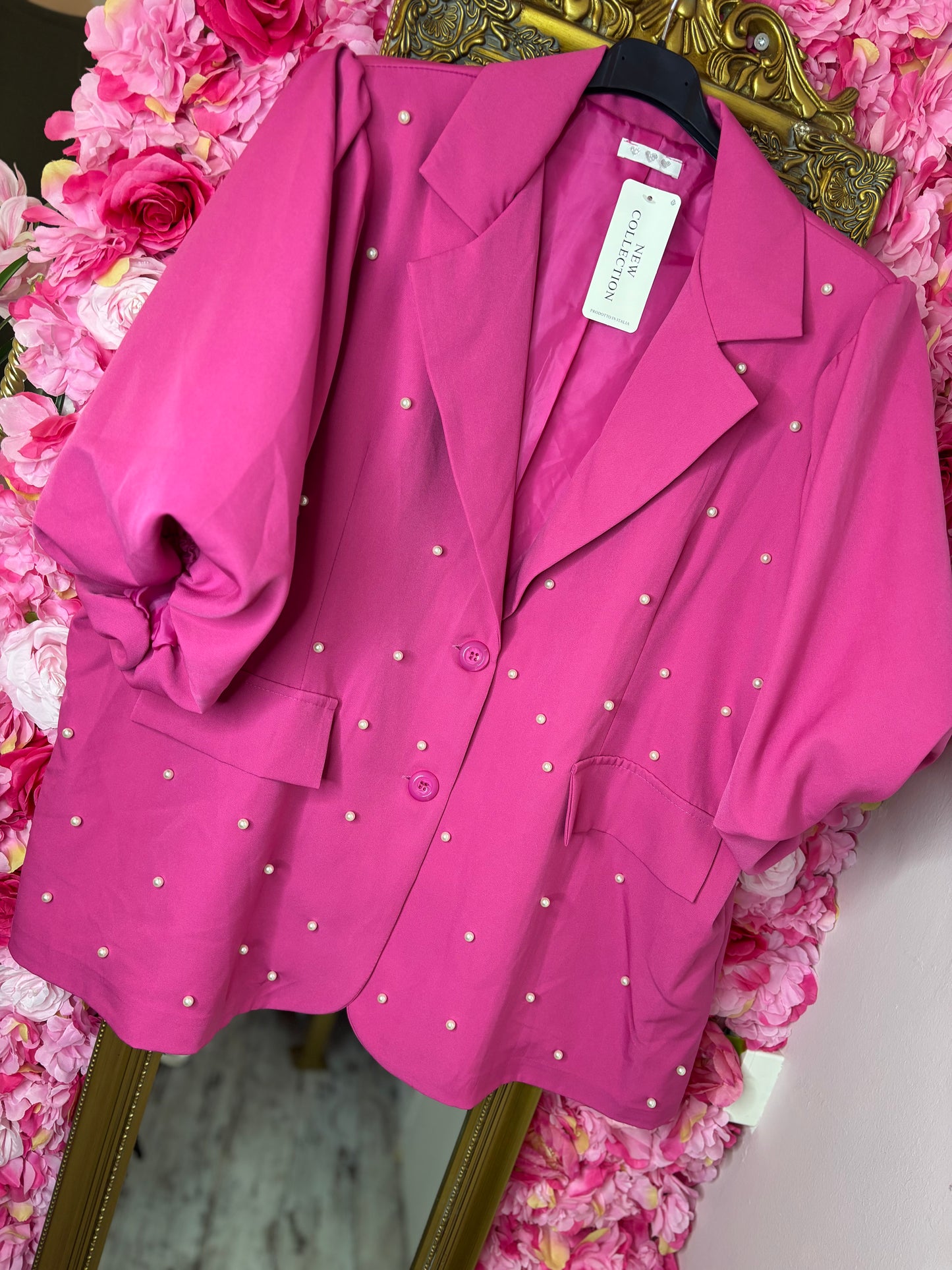 Colbert PofMouw Fuchsia Plus size Maat 46 t/m 52-54