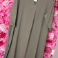 Lange Jurk Summer Taupe Maat 48 t/m 54-56