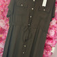 Jurk Button Bruin Plus Size Maat 44 t/m 50-52