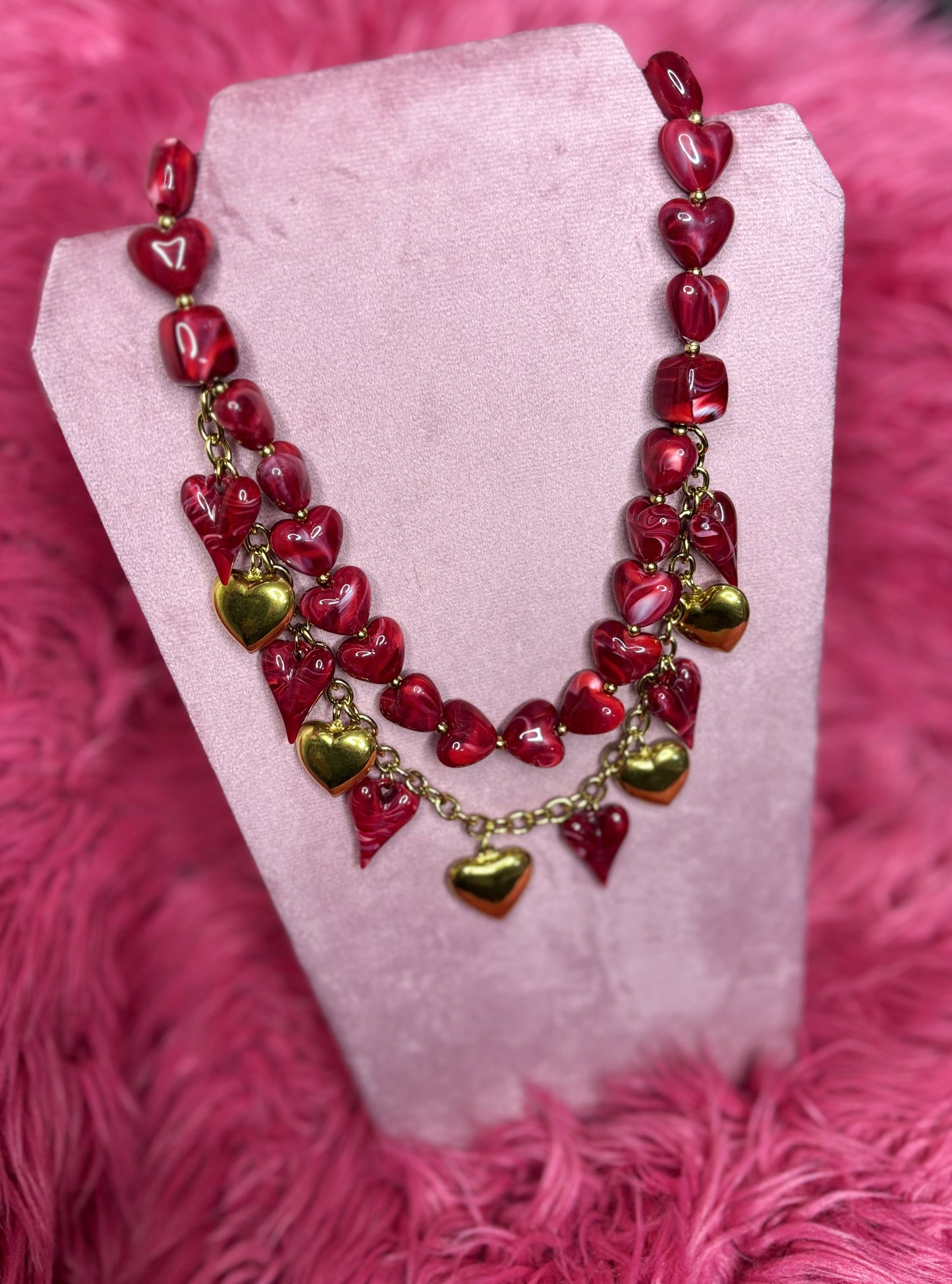 Ketting Lovely two Bordeaux