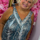 Jurk Fee Travel Zeegroen Plus Size Maat 48 t/m 54-56