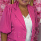 Colbert PofMouw Fuchsia Plus size Maat 46 t/m 52-54