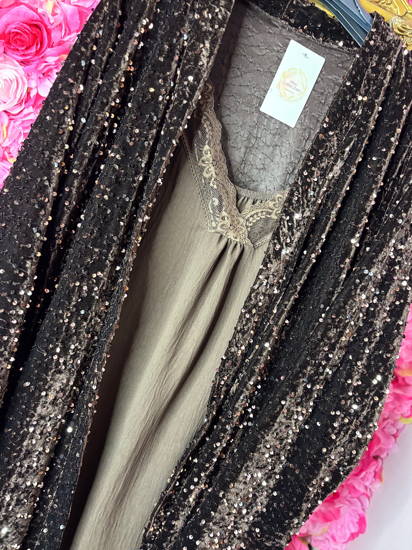 Kimono Pali Bruin Plus size Maat 48 t/m 56