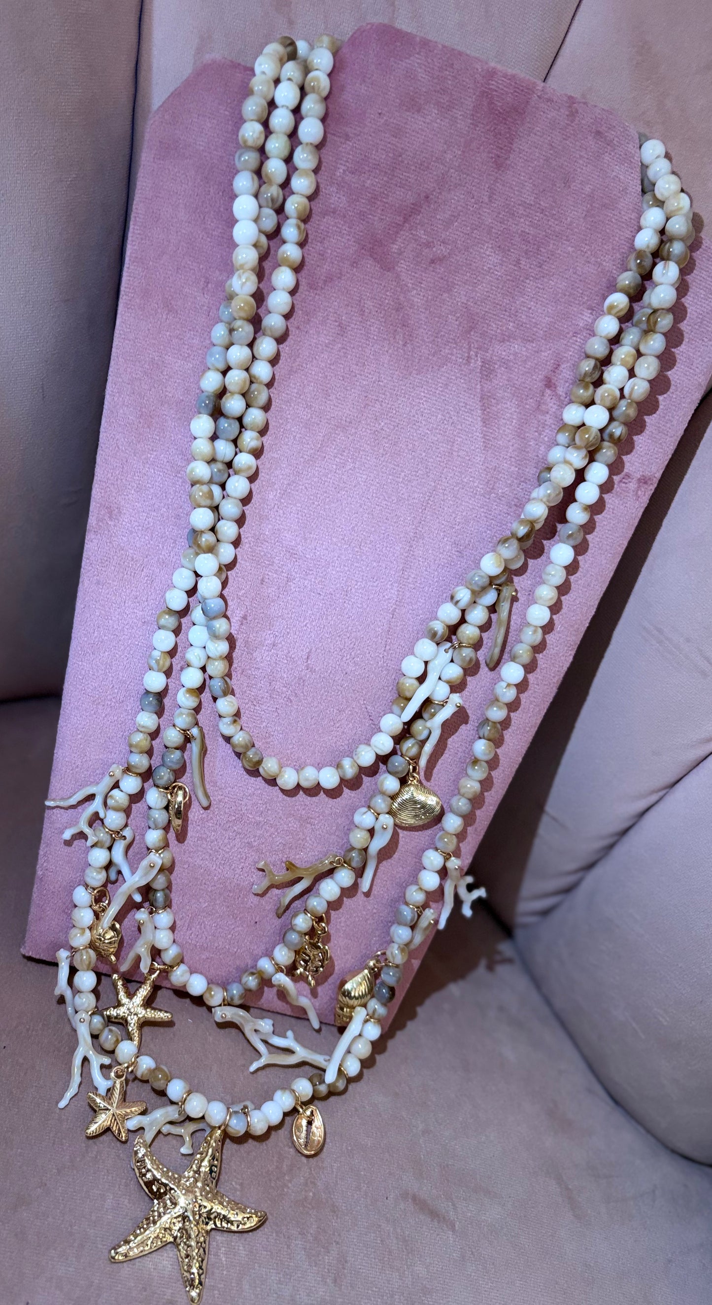 Ketting Beige Creme Holiday