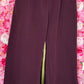 Broek Tall Jogging Bordeaux Plus Size maat 50 t/m 56
