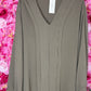 Blouse Eva Taupe Plus Size maat 48 t/m 54