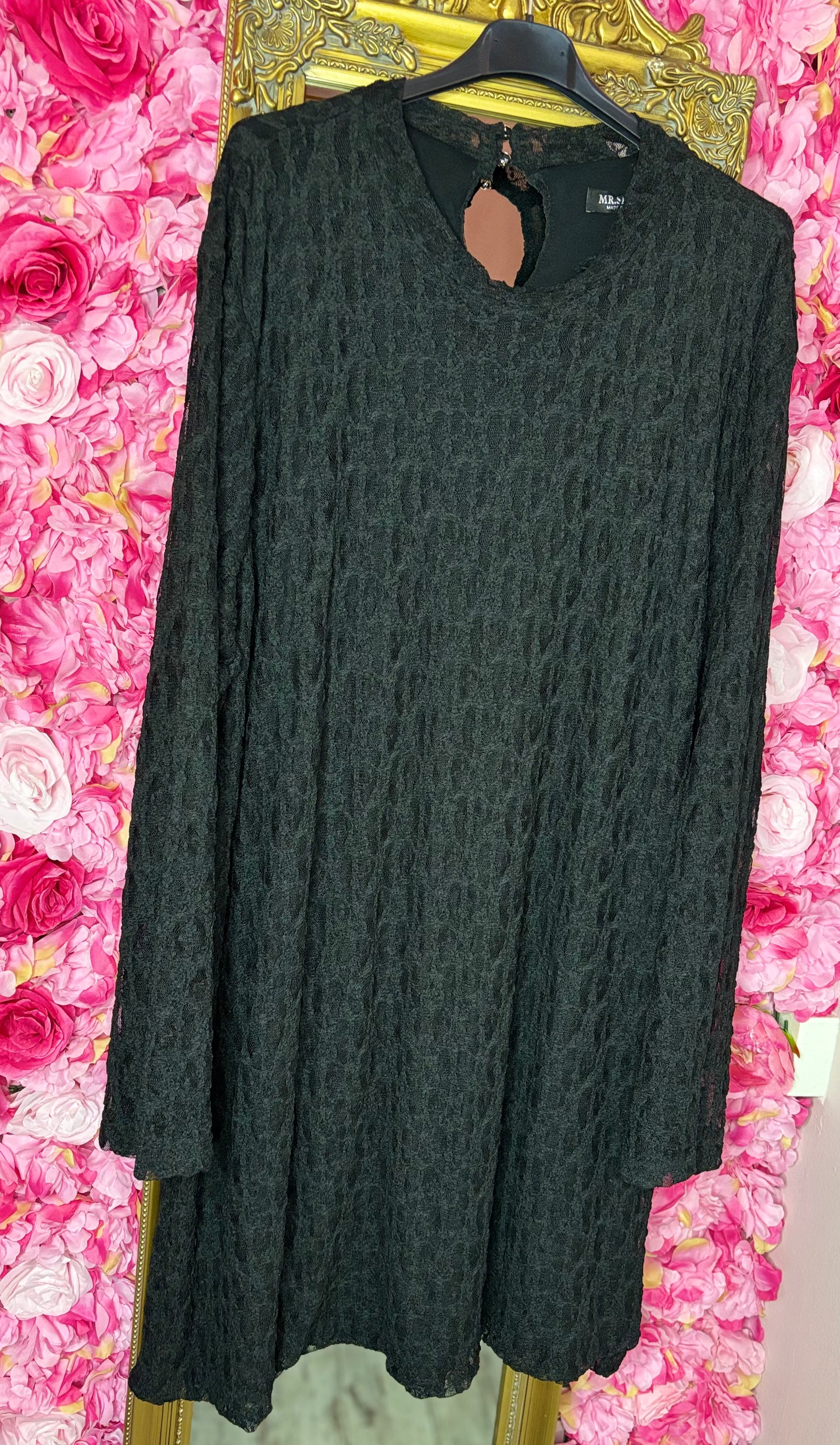 Jurk-Tuniek Yael Zwart Maat 48 t/m 56