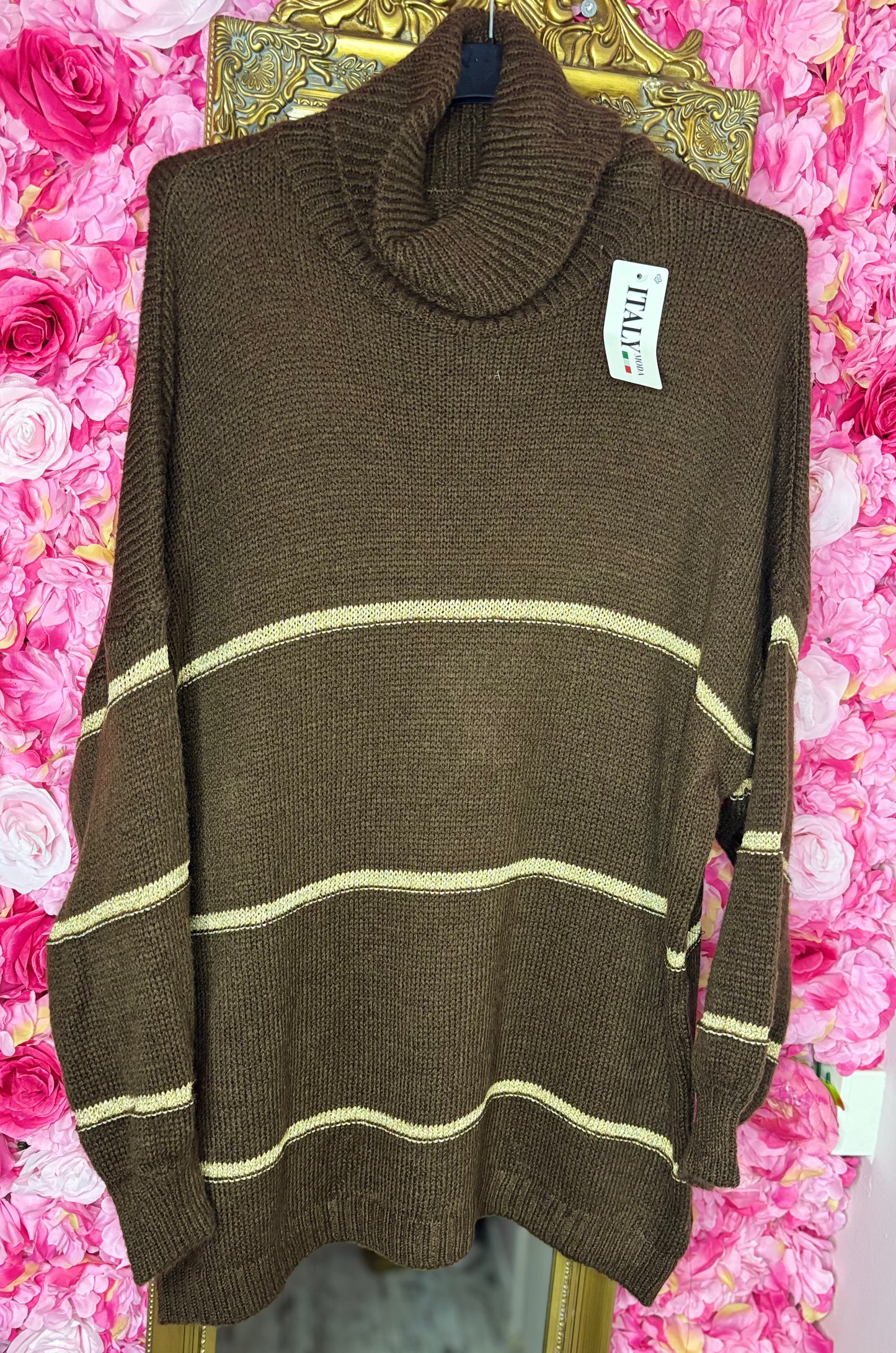 Trui Golden Touch Bruin Plus Size Maat 46 t/m 54