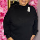 Trui Cozy Zwart Plus Size Maat 46 t/m 54
