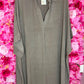 Jurk Fay Katoen Taupe Plus Size Maat 50 t/m 58