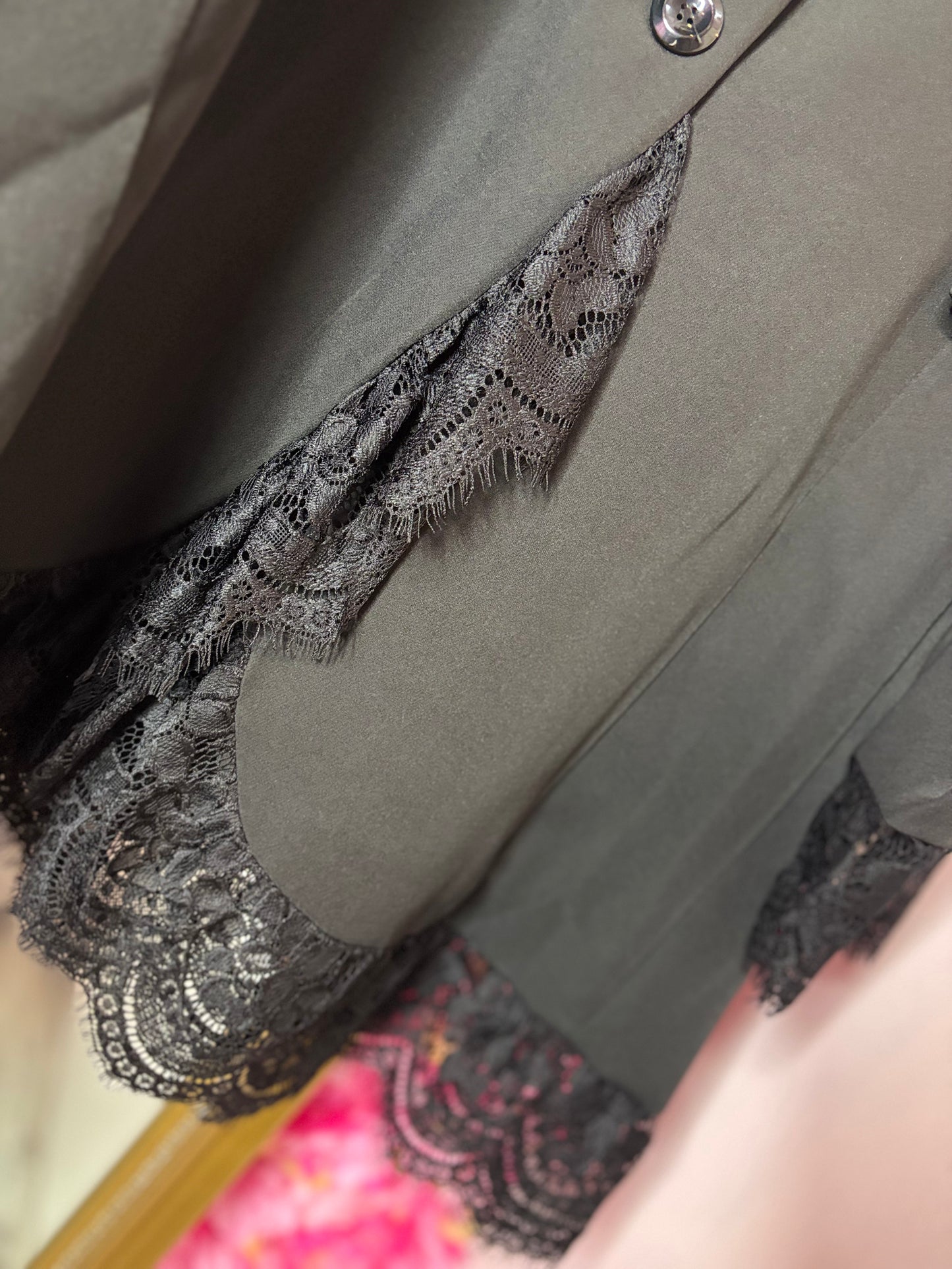 Colbert Kant Zwart Plus size Maat 48 t/m 54-56 (dicht)