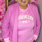 Trui Brooklyn Roze Plus Size Maat 44 t/m 52