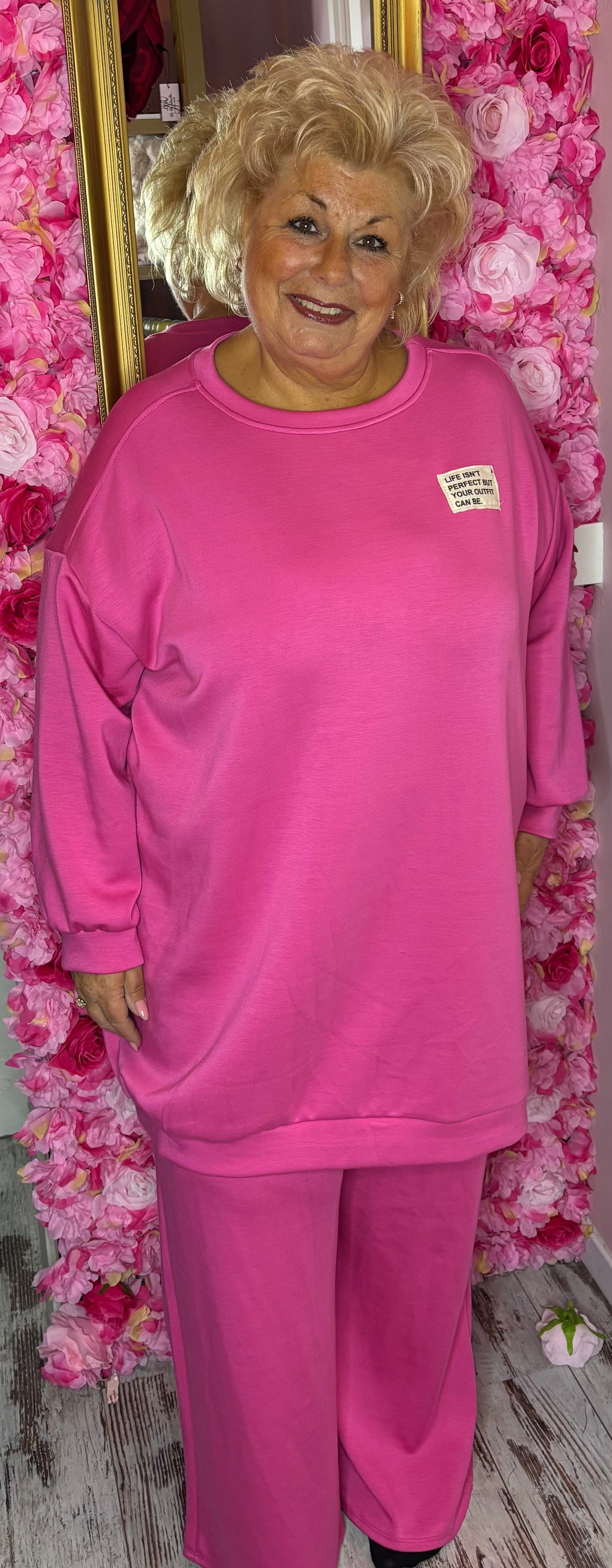 Comfy Set XXL Perfect Roze Plus Size maat 52 t/m 60