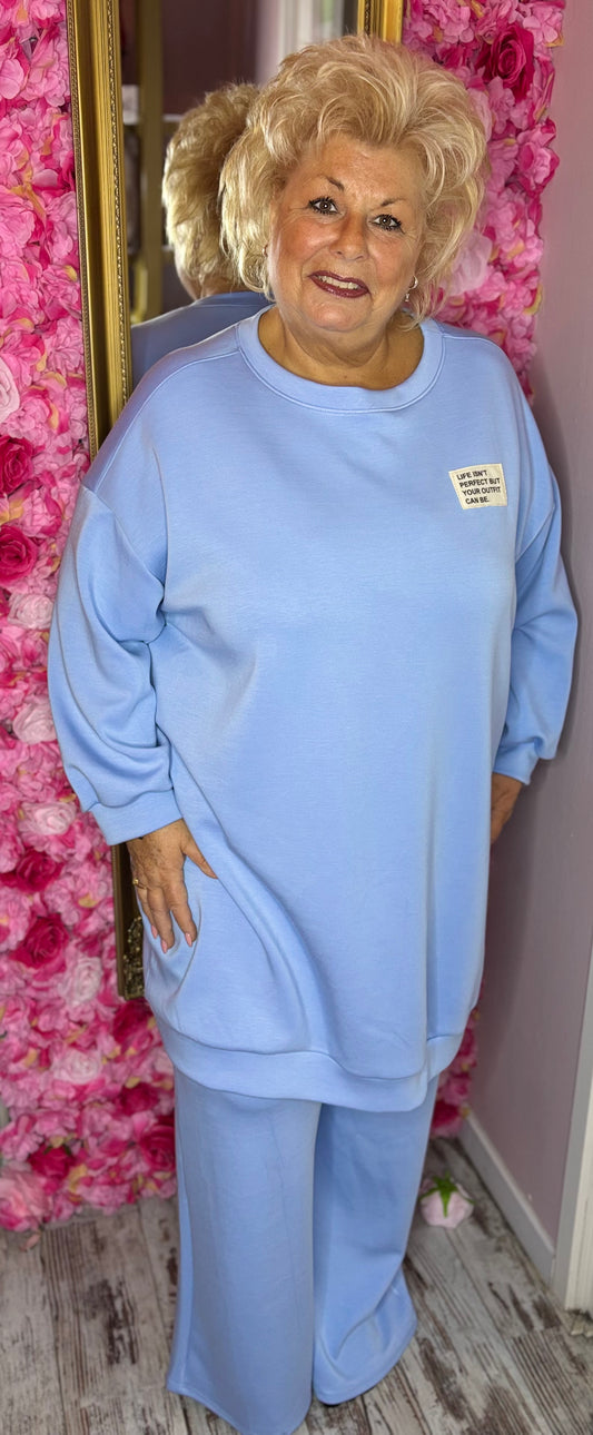 Comfy Set XXL Perfect Licht Blauw Plus Size maat 52 t/m 60