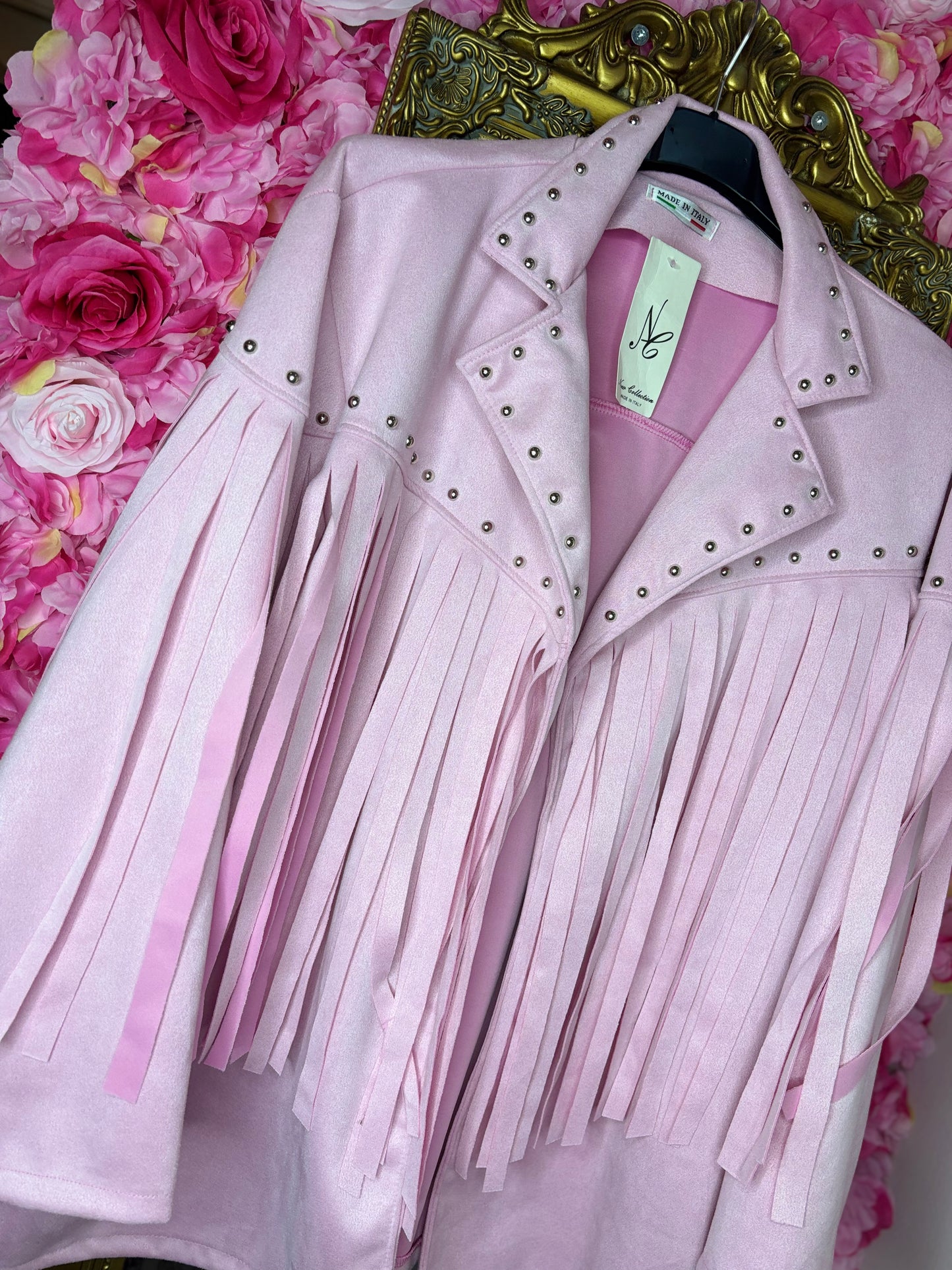 Tussenjas/Vest Cowdy Roze Plus Size Maat 46 t/m 54