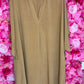 Jurk Fay Katoen Camel Plus Size Maat 50 t/m 58