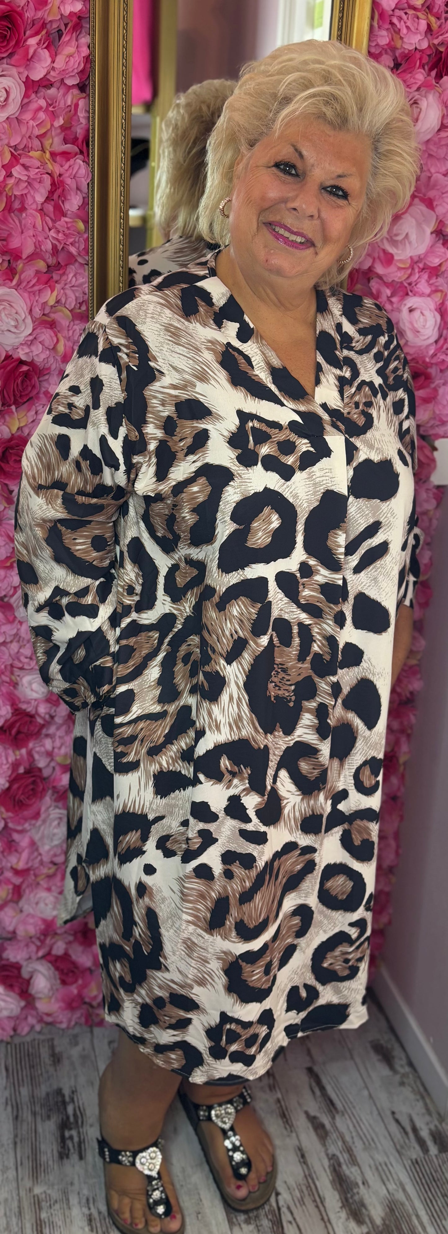 Jurk Pantera Maat 48 t/m 54-56
