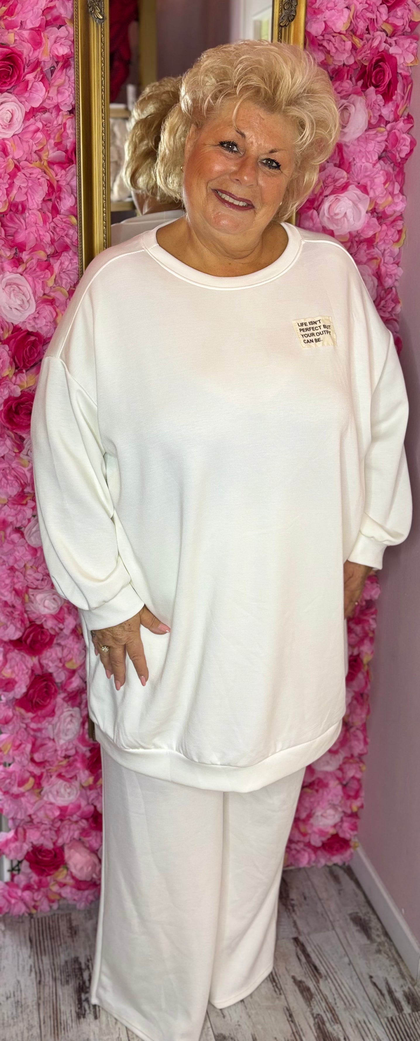 Comfy Set XXL Perfect Wit Plus Size maat 52 t/m 60